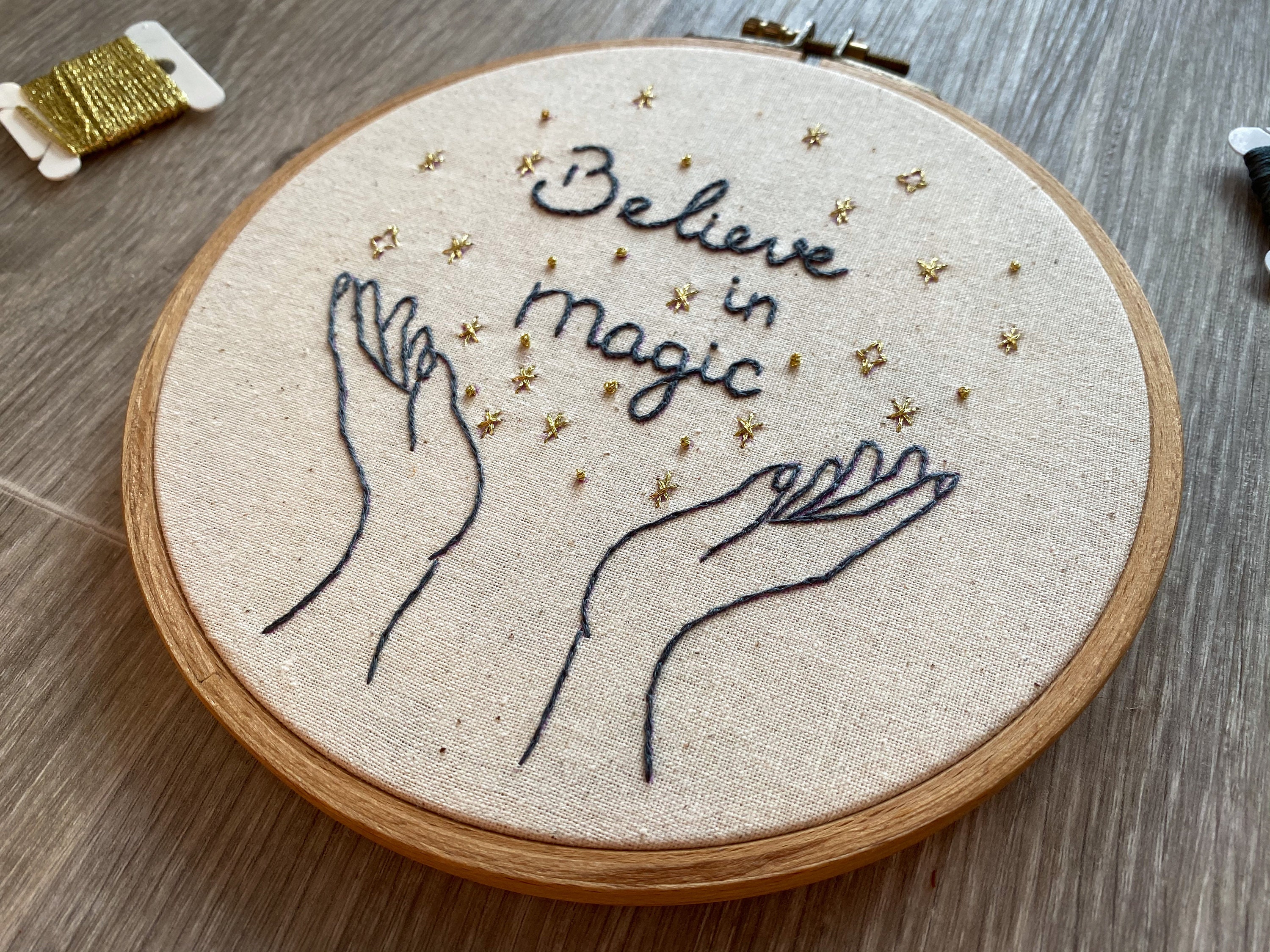 Believe in Magic Embroidery Pattern (PDF Pattern)