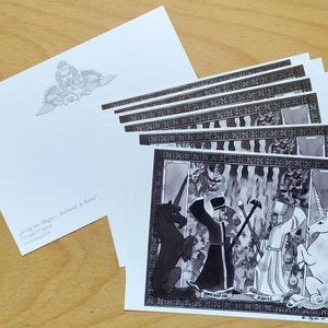 Kunst Postkarte "Krieg der Magier - Borbarad vs Rohal"