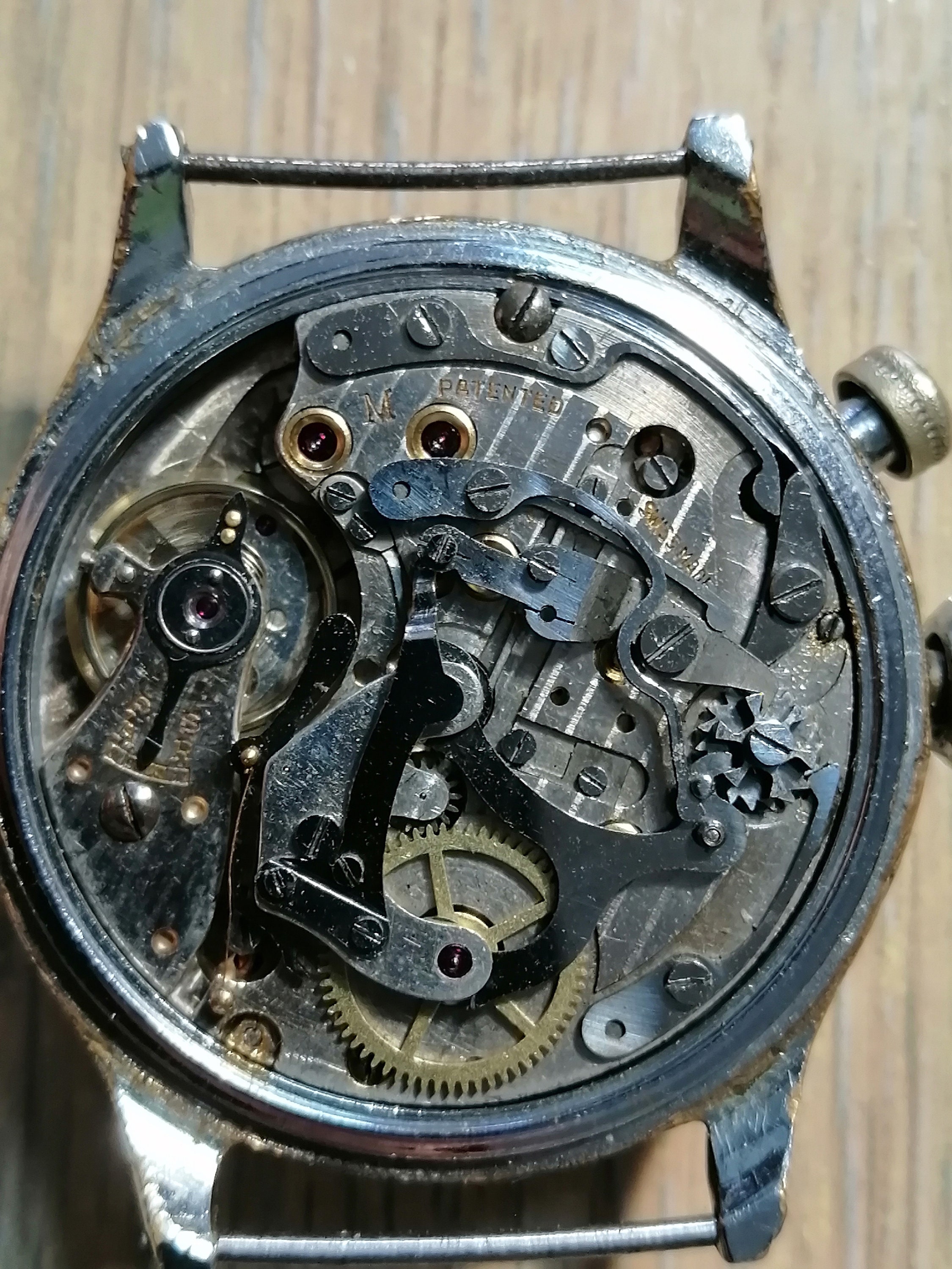 1940s. PIERCE Chronograph Military Watch Cal 134. Working Georgeous Etsy