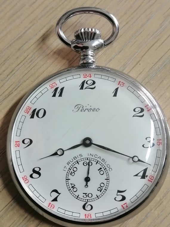 PERSEO Unitas 6497 orologio da tasca svizzero. Georgeous | Etsy Italia