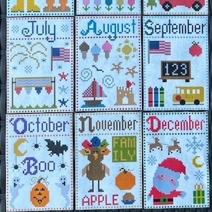 POCKET PATTERNS - All in a year with all 12 designs included!