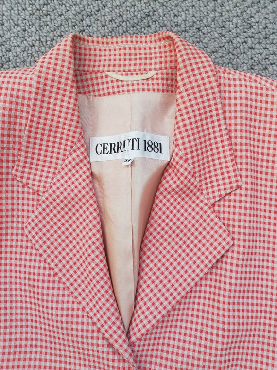 Gorgeous 80s vintage Cerruti 1881 short sleeved f… - image 10