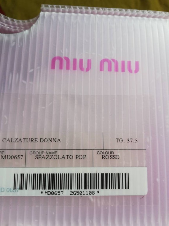 90s Miu Miu two tone sling back kitten heels. - image 8