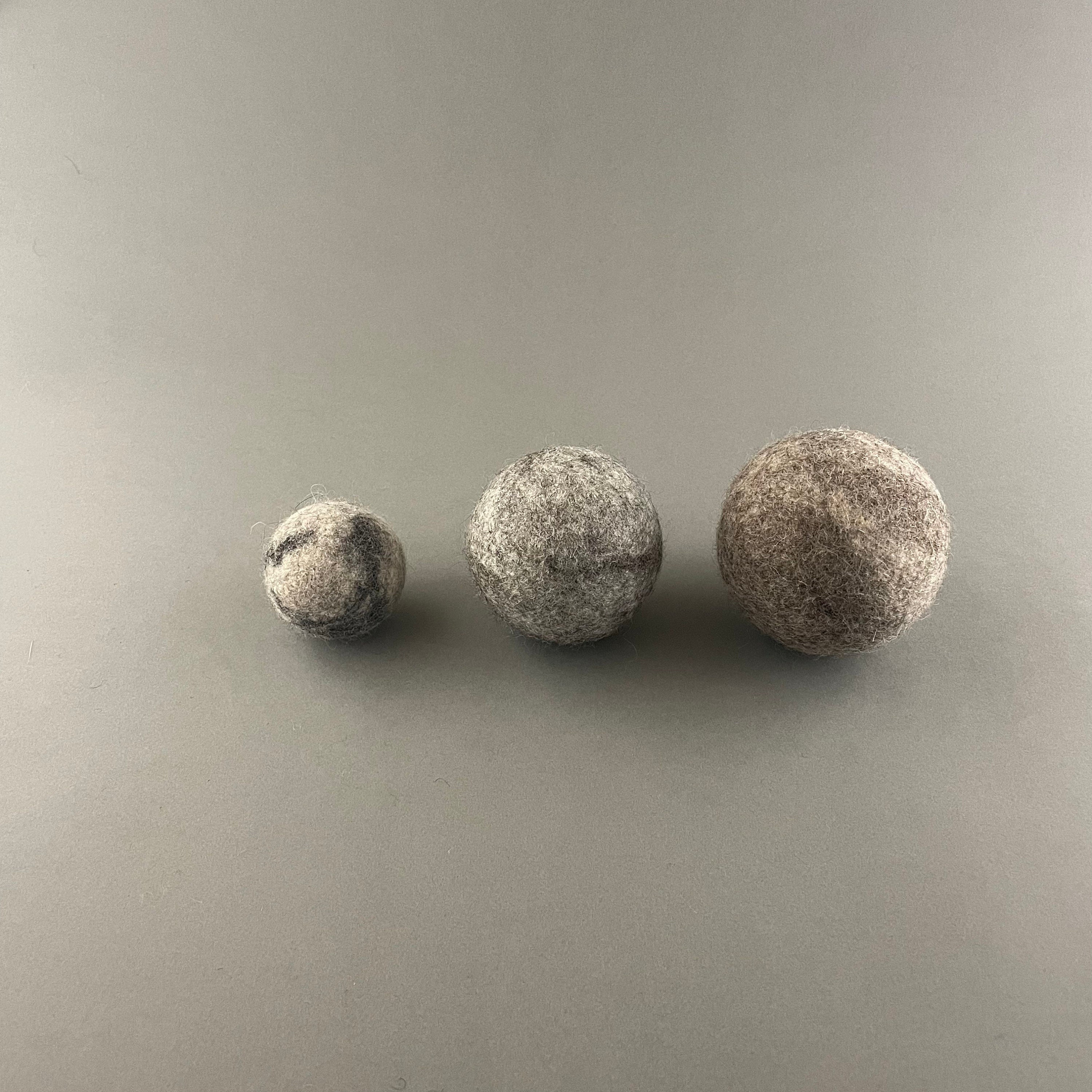 Wool Ball for Dogs, soft indoor play natural wool dog toys