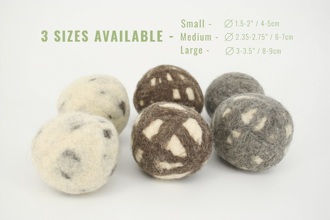 Wool Ball for Dogs Soft Indoor Play Natural Wool Dog Toys Etsy