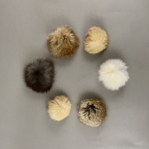 Handmade Rabbit Fur ball for Cats