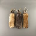 Rabbit Fur and Feathers Cat Kicker Toy, Handmade Cat toy from natural materials product logo