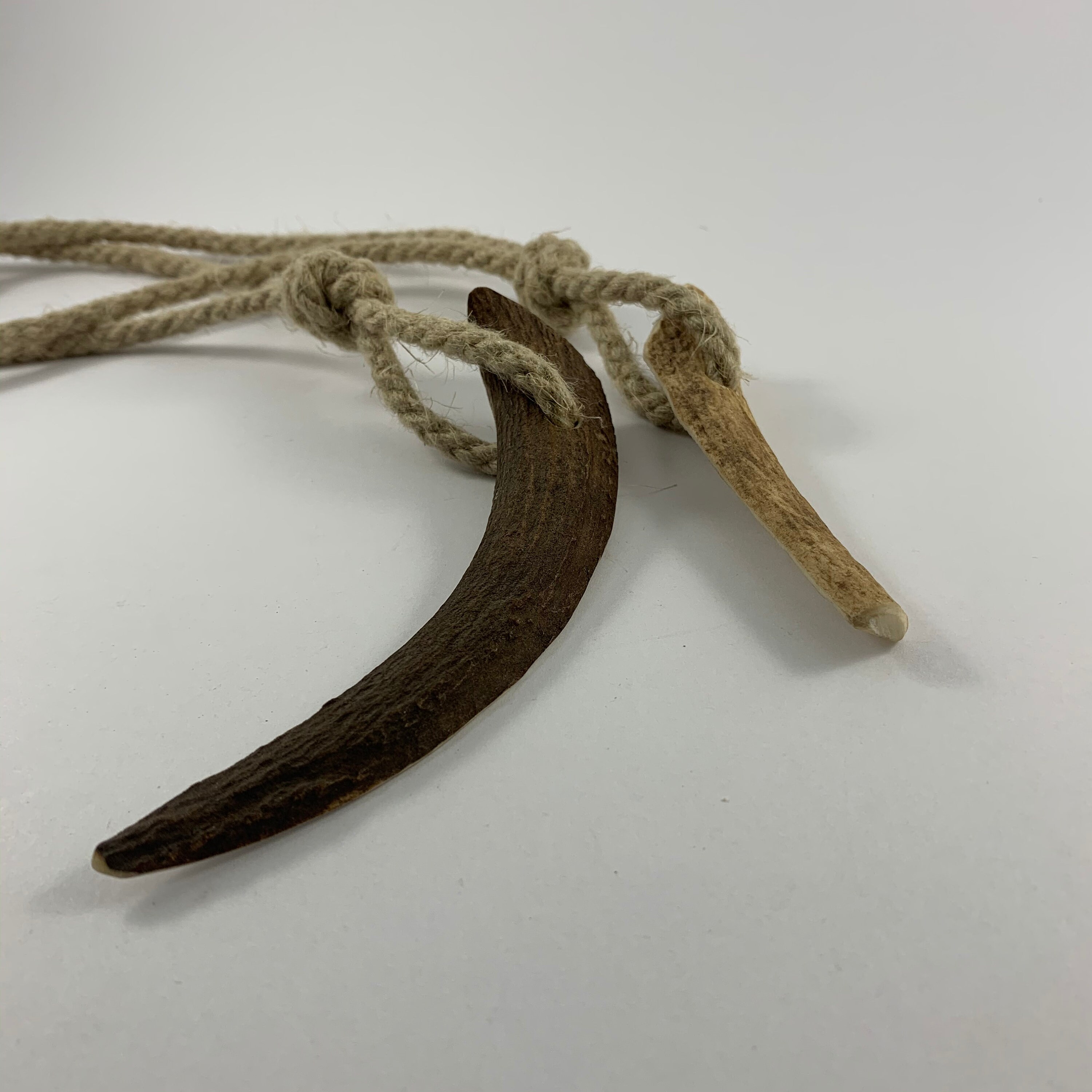 Antler Hemp Rope Dog Toy S Size | Etsy