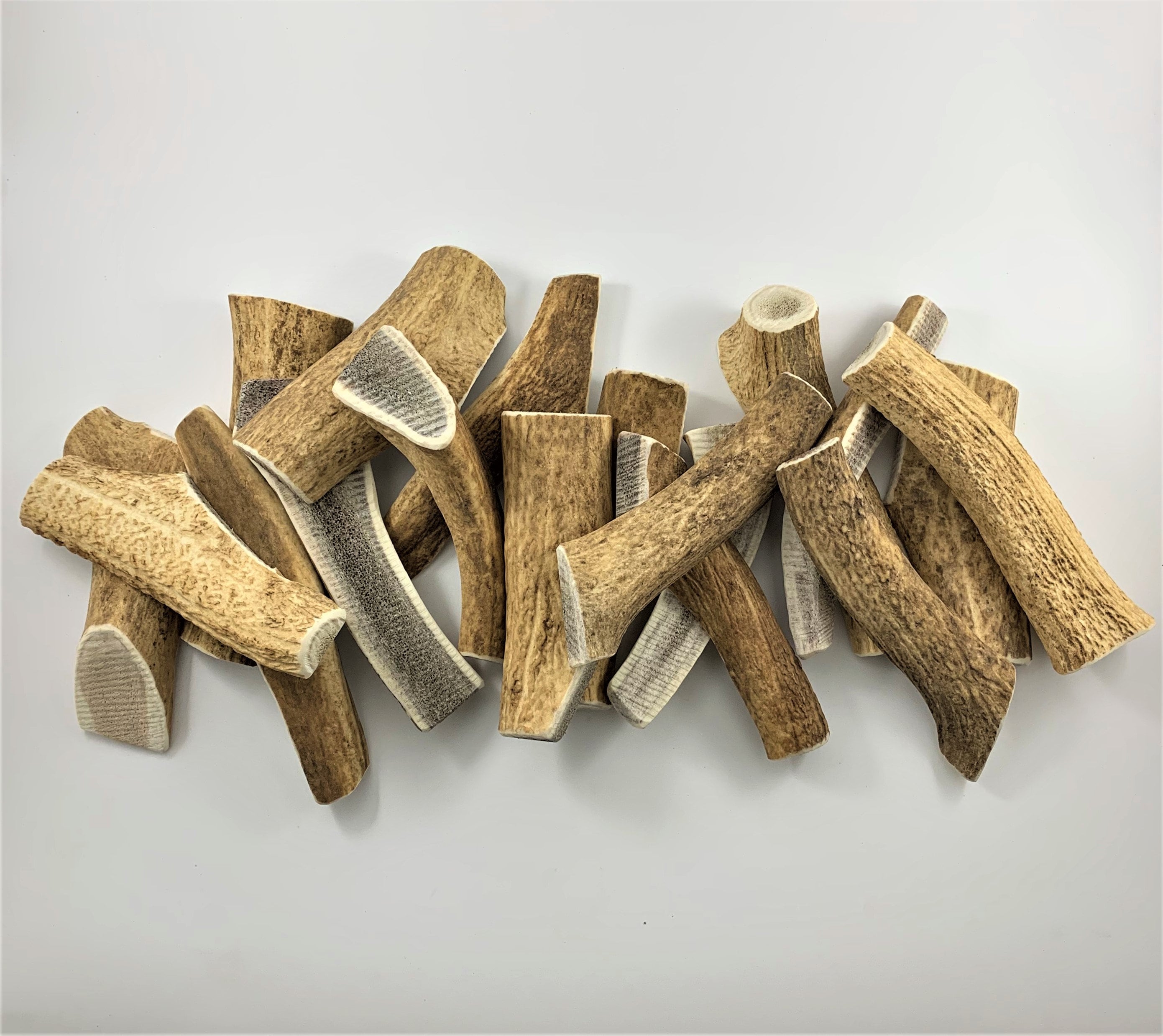 L Size Natural Deer Antler From Biologically Certified Garden - One Piece