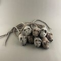 Handmade cat mouse, soft felted kitten toy, choose color product logo