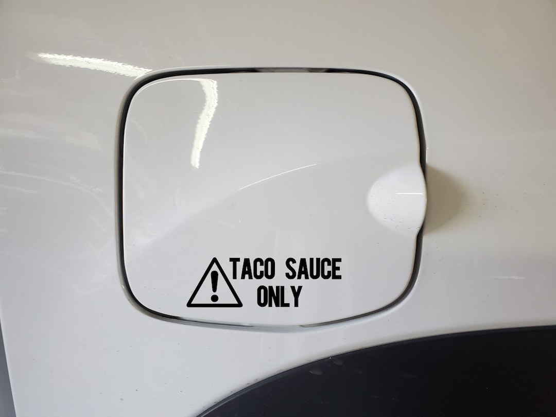 Toyota Taco Sauce Only Decal, Taco Sauce, Decal, Toyota