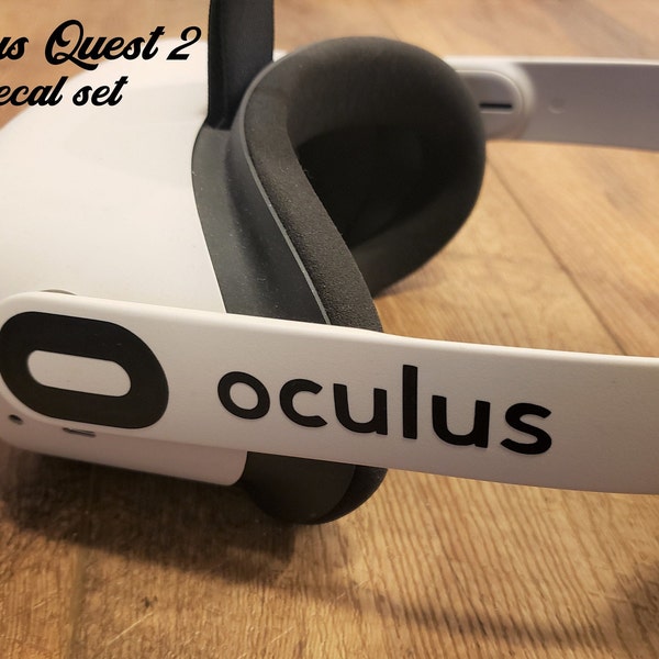 Oculus quest 2 Decals, Quest 2 wrap, Oculus quest sticker, Oculus quest, Oculus quest elite strap, elite strap decal, VR decals, Quest.