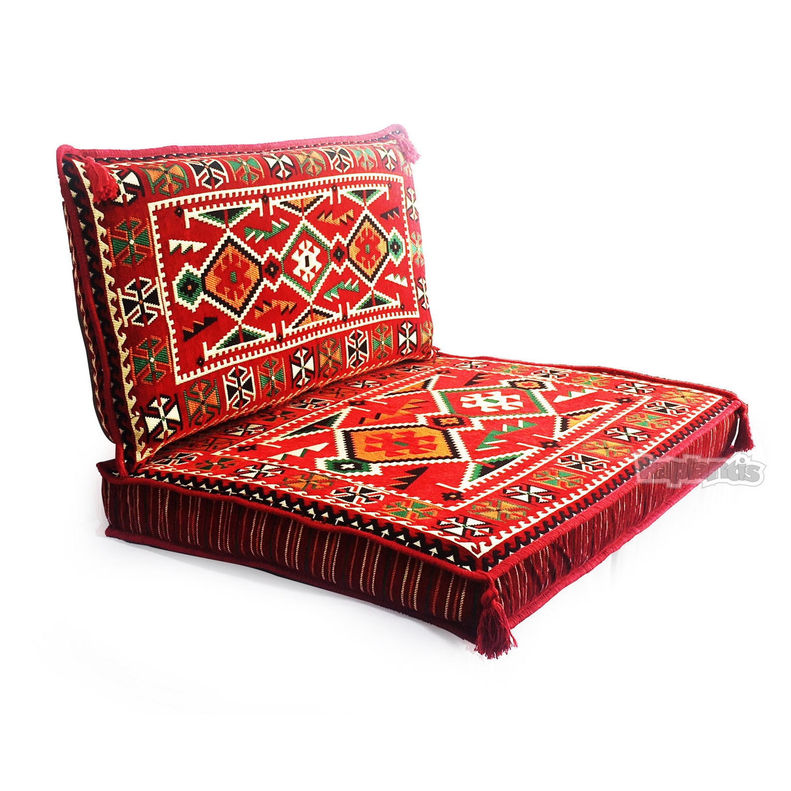 Arabic Oriental Floor Cushion Set for One Anatolia Pattern Etsy