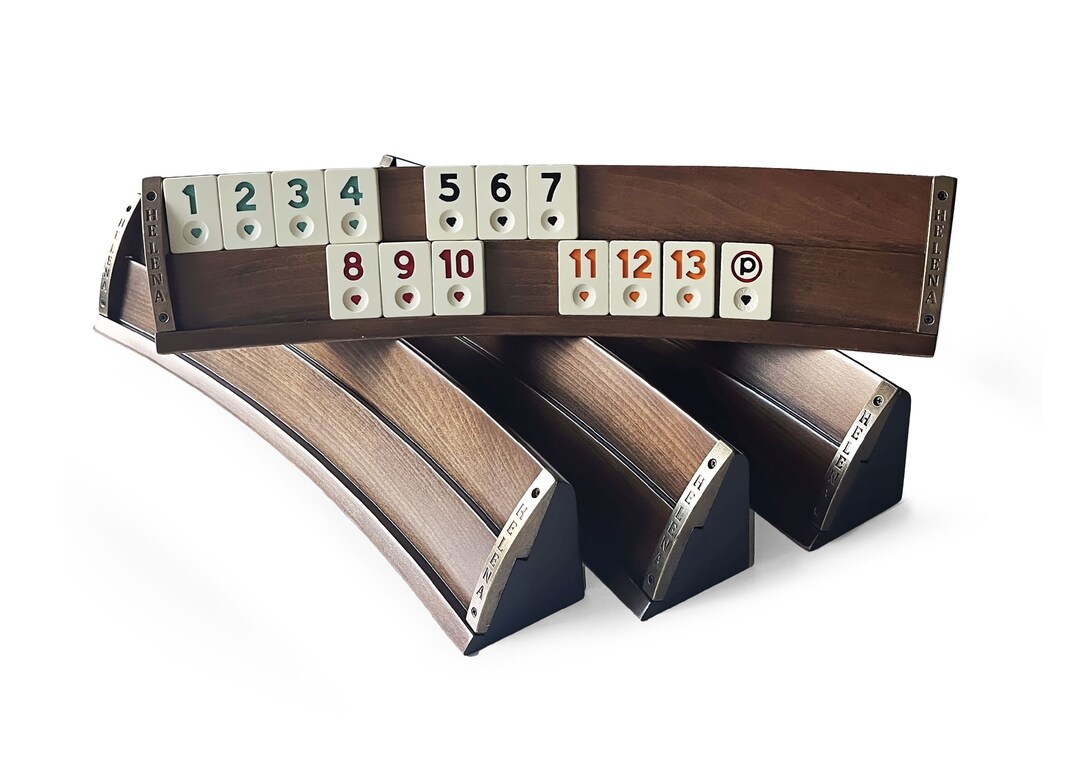 Elliptic Massive Wood Rummikub Set Handmade Rummy Cube Set Etsy