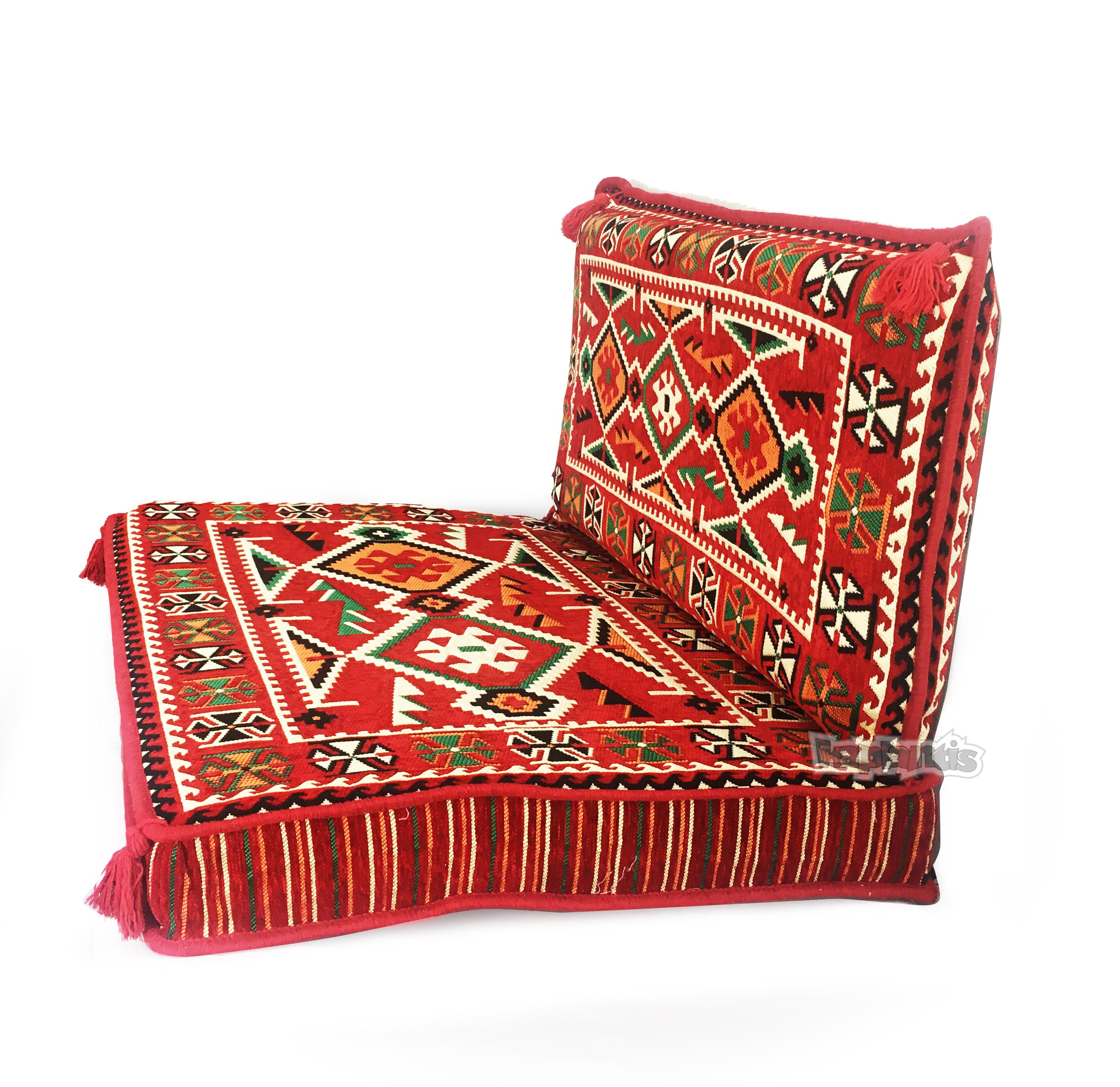 Arabic Oriental Floor Cushion Set for One Anatolia Pattern Etsy