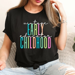 Vintage Early Childhood Educator Sublimation PNG and SVG