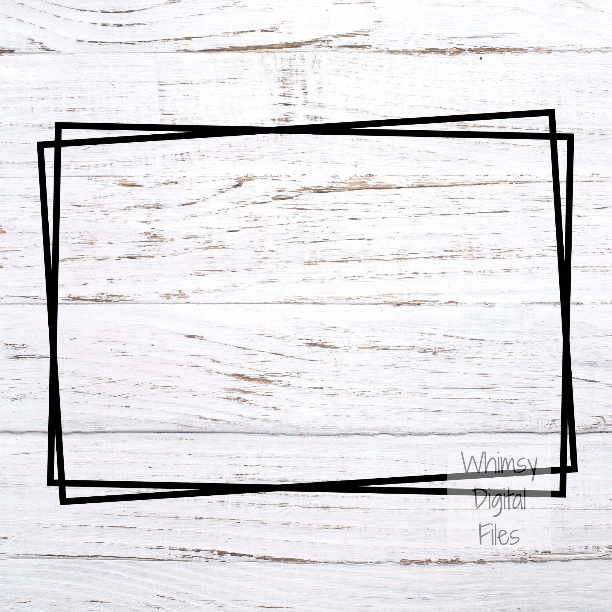 Double Rectangular Frame SVG and PNG - Etsy Canada