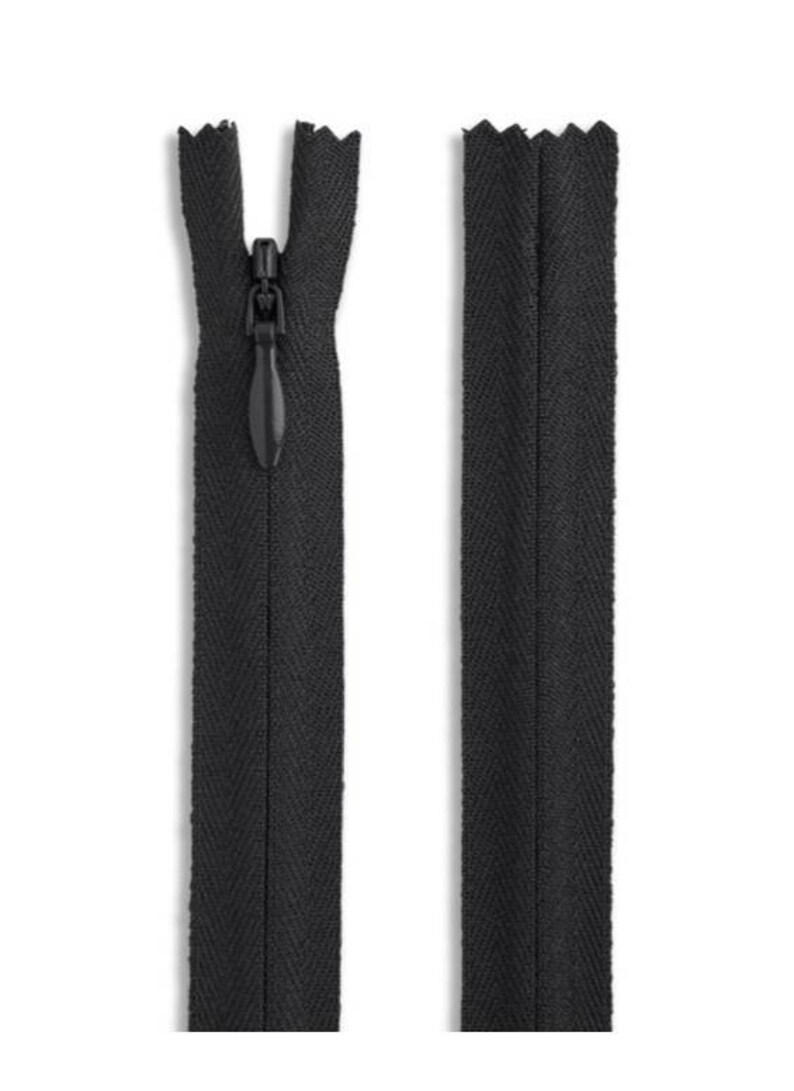 INVISIBLE ZIPPERS 5 Pack YKK 2 Hidden Nylon Zippers 12 Sizes 5, 7, 9