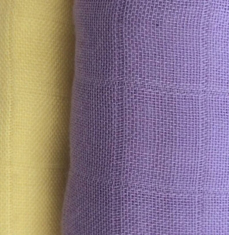 Muslin Fabric Organic Cotton Bamboo Double Gauze Check Muslin Etsy Canada