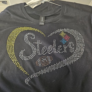Rhinestone t shirts  show off your team spirit with some bling bling.