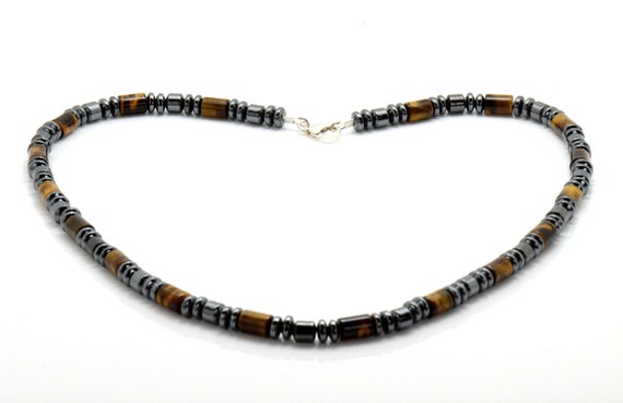 Mikia Heishi Beads Necklace in Brown Multi Jasper/Spone Coral/Yellow T –  Universal Works