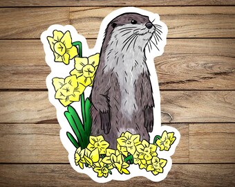 Otter Sticker- waterproof/uv protected