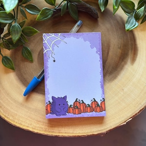 Gengar Halloween Notepad 3.5”x5”