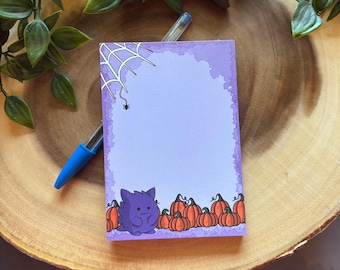 Gengar Halloween Notepad 3.5”x5”