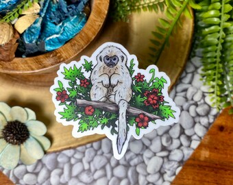 Waterproof Snub-Nosed Monkey Sticker