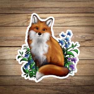 Fox Sticker- waterproof/uv protected