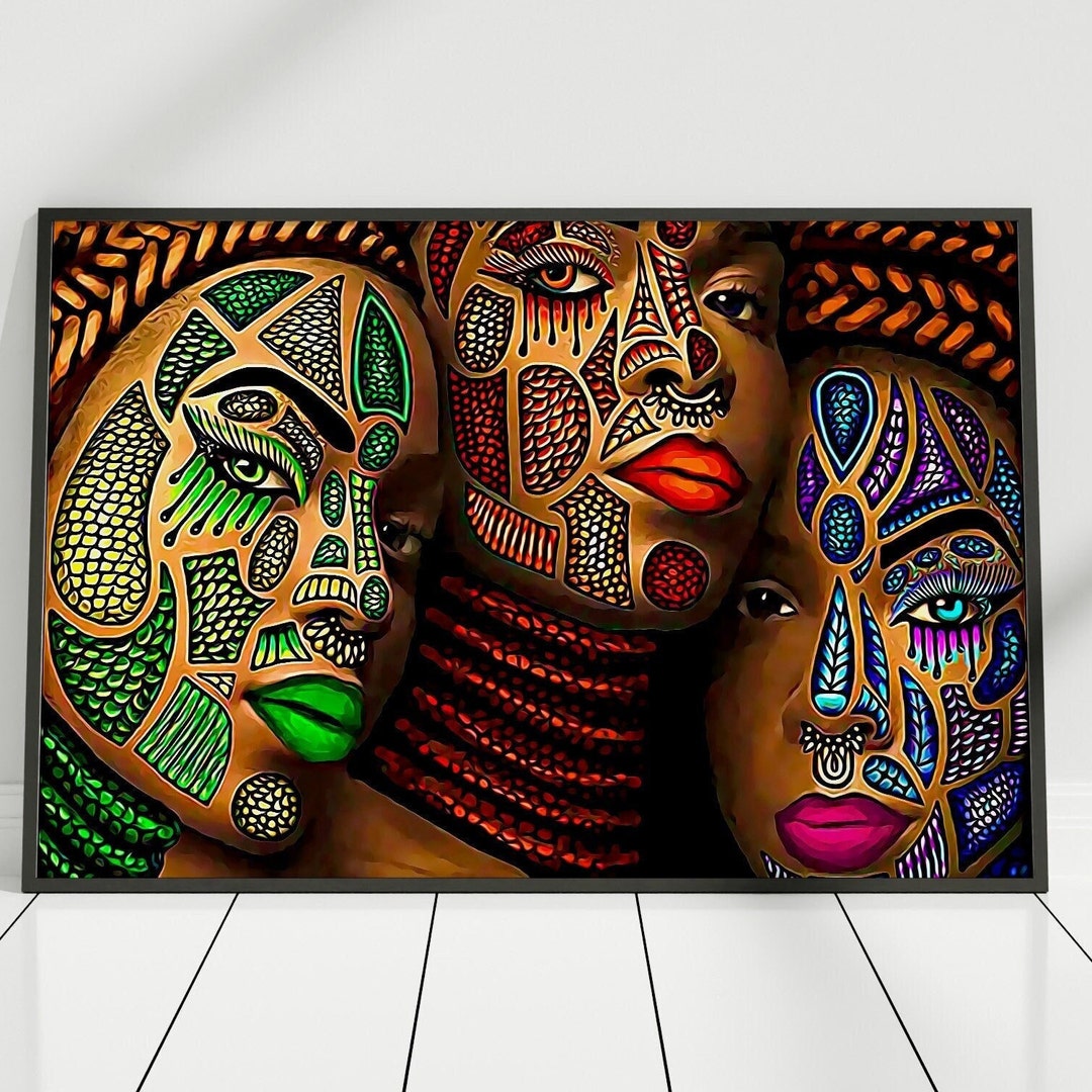 African Women Poster African Women Print Africa Wall Decor Etsy