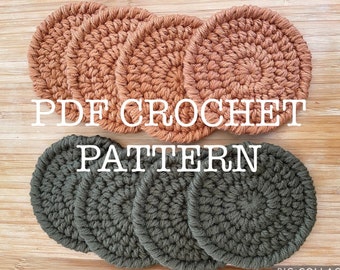 Rustic Round Trivet Crochet Pattern, Farmhouse Hot Pad Crochet Pattern, Pot Holder Crochet Pattern, Coaster Crochet Pattern, Placemat