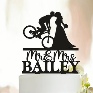 Bicycle Cake Topper,Bicycle Wedding Cake Topper,Bike Cake Topper,Cake Topper Bicycle,Biker cake topper,BMX Bike Cake Topper,Gold topper A296