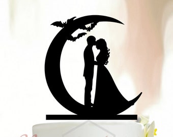 I put a spell on you Cake Topper,Halloween Wedding Cake Topper,Wedding Cake Topper, Personalized Cake Topper, Funny Cake Topper, Mr And Mrs