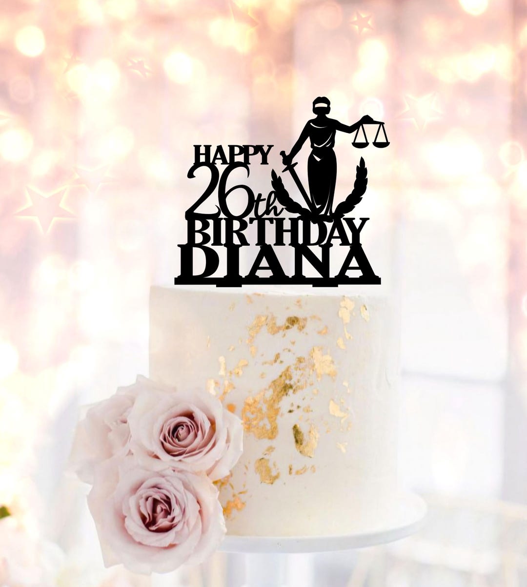 Table Topper Judge Lawyer Cake Topper, Lawyer Birthday Cake Topper, Judge Cake Topper, Law ...