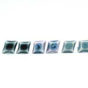 Porcelain diamond earrings