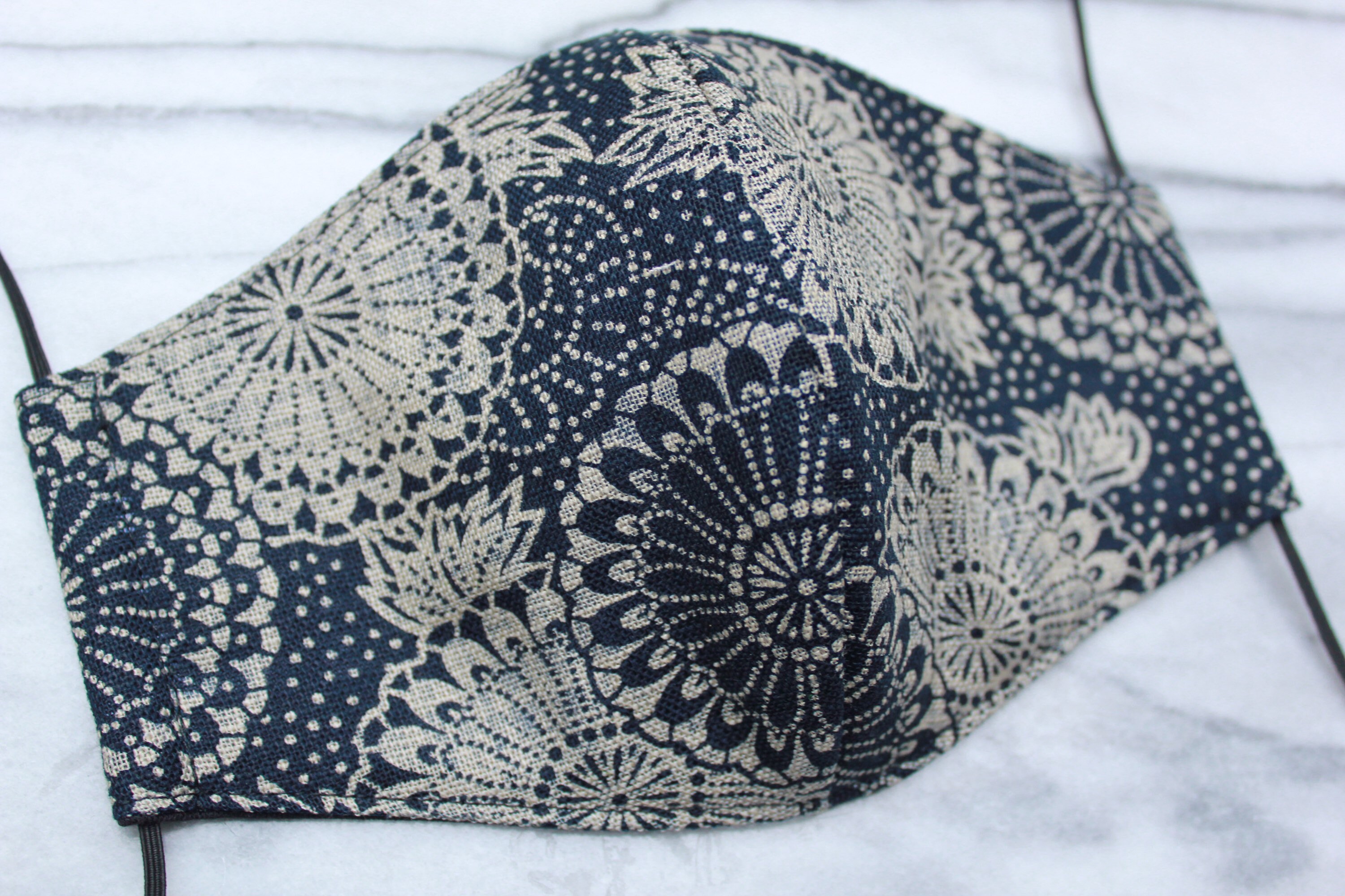 Japanese face mask Washable mask 3 layer face mask organic Etsy