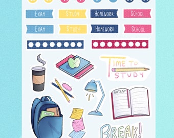 Back to School - Sticker Sheet