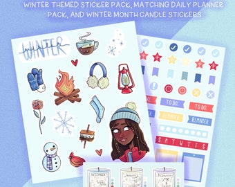 Winter Sticker BUNDLE! - 3 Sticker Sheets