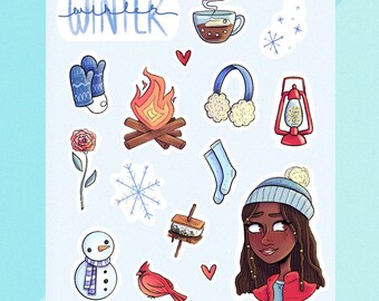 Winter Weather - Sticker Sheet