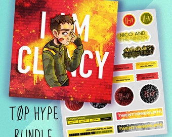 TØP Hype Bundle - Sticker Sheet/Print (Available Seperately)