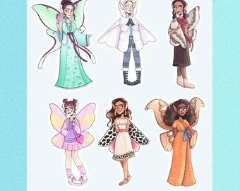 Fairy Girls - Sticker Sheet