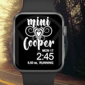 Mini cooper apple watch face hot sale