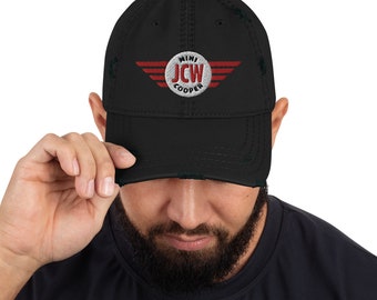 MINI JCW Distressed Dad Hat