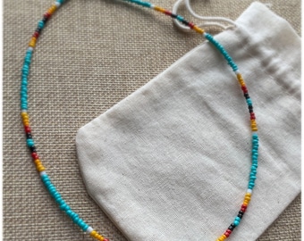 aztec beaded necklace