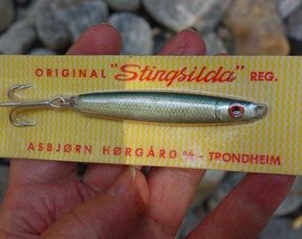 Vintage Original "STINGSILDA" Fishing Lure made in Norway