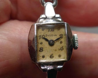 Montre-bracelet Bulova Vintage Pour Femme - Modèle GF (w66), Occasion, Style Rétro élégant