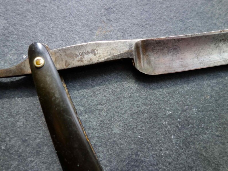 Vintage Straight Razor Made in Germany by Wadsworth Razor Co Model XLNT