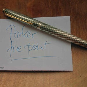 Parker 75 Sterling Silver Pen - Etsy