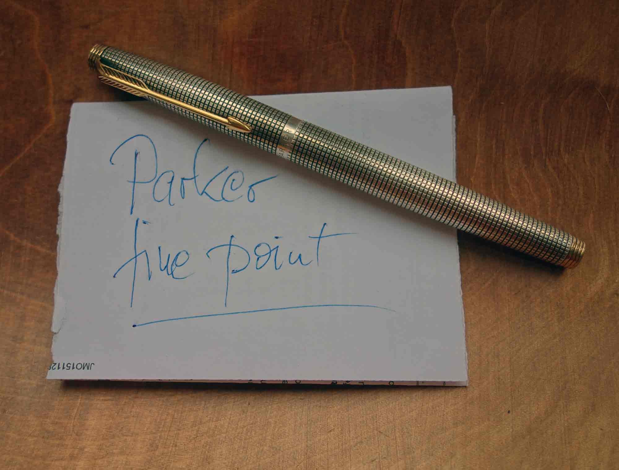 Parker 75 Sterling Silver Pen - Etsy